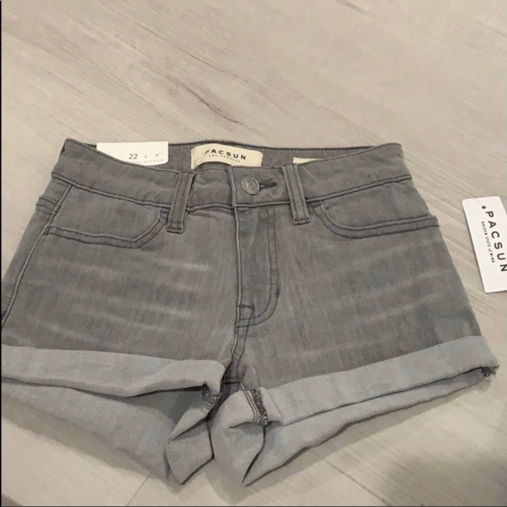 Pacsun grey denim shorts size 22